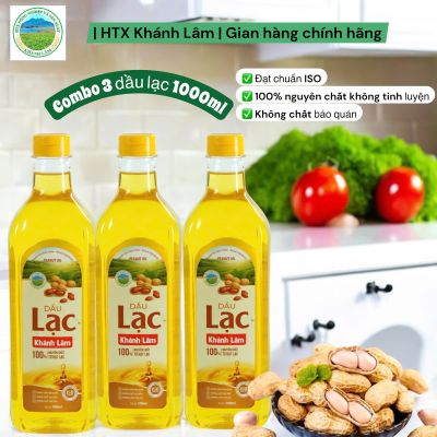 Combo 3 dầu lạc 1000ml